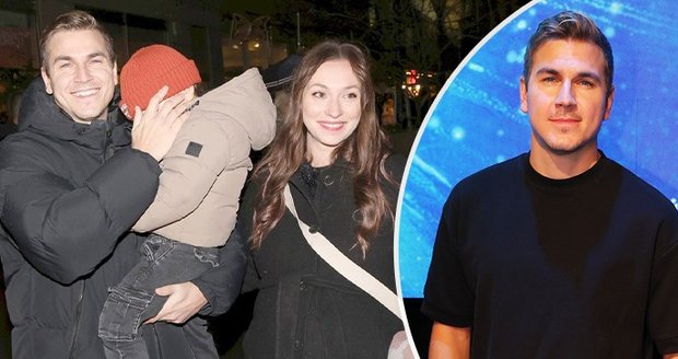 David Gránský s rodinou