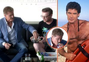 David Hasselhoff na Slovensku ochutnal naše pamlsky!