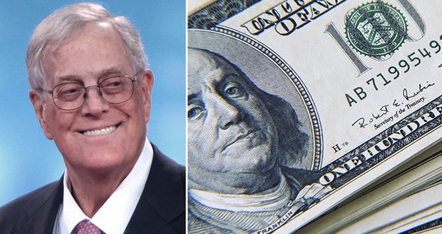 Zemřel 11. nejbohatší muž světa. Američan Koch podlehl rakovině prostaty