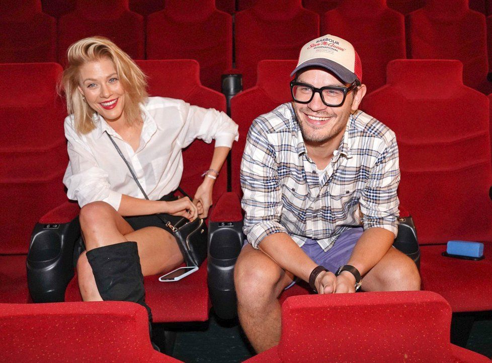 David Kraus flirtoval v kině s herečkou Kateřinou Klausovou.