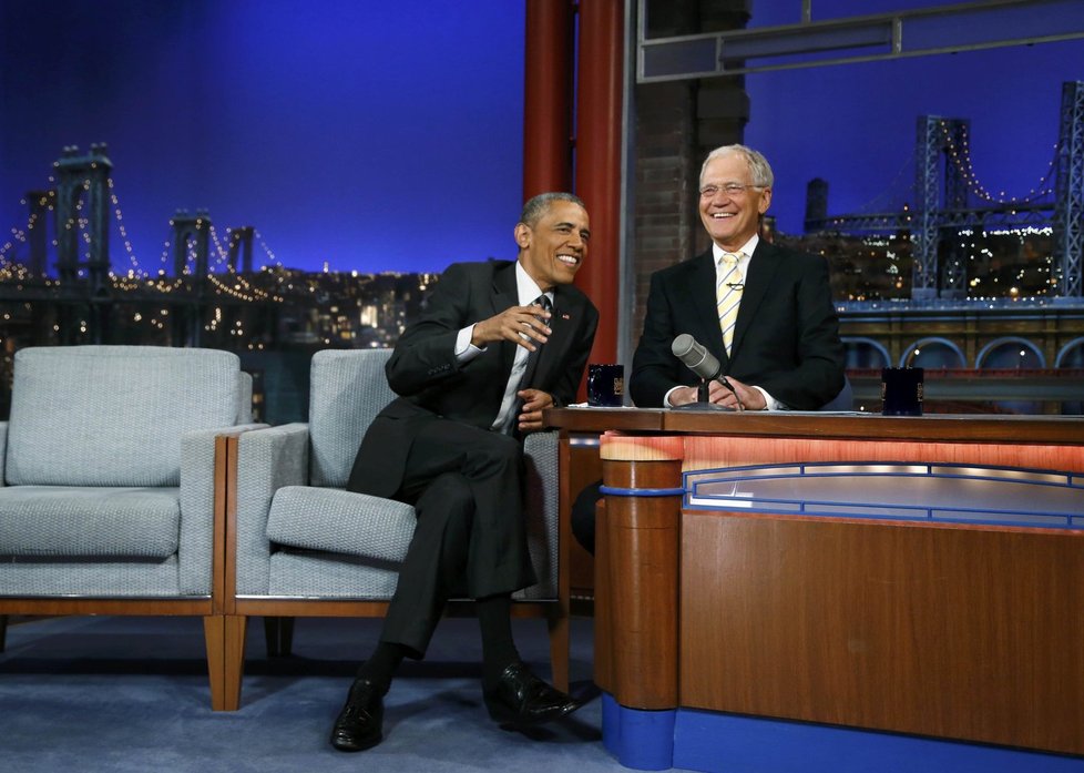 Show Davida Lettermana: Hostem prezident USA Barack Obama