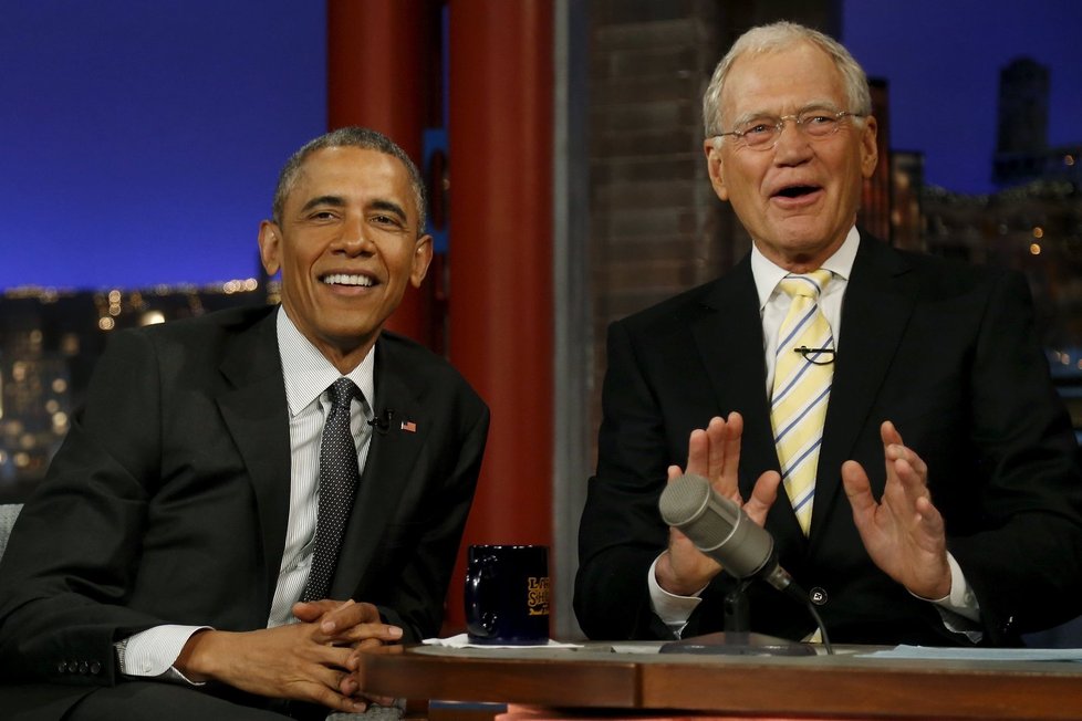 Show Davida Lettermana: Hostem prezident USA Barack Obama