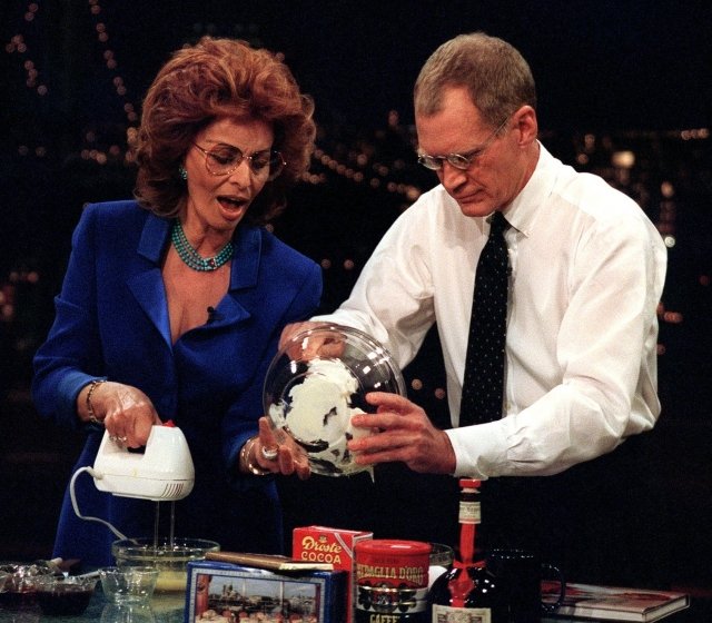 Show Davida Lettermana: Hostem byla i Sofie Loren