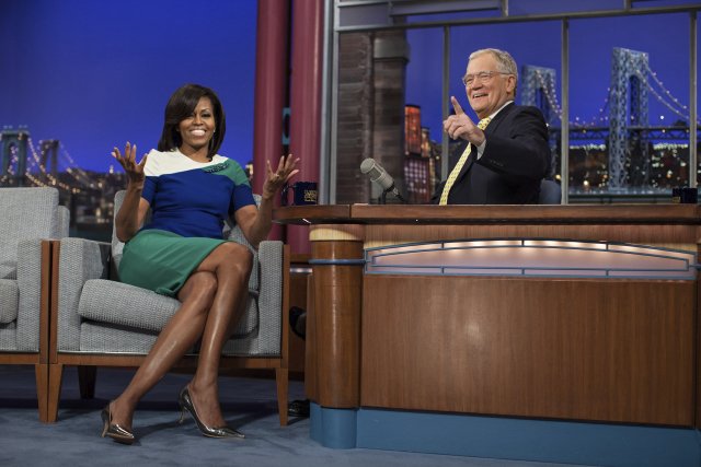 Show Davida Lettermana: Michelle Obama