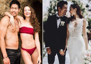 Hollywoodský fešák David Lim si vzal za manželku českou modelku Markétu Kazdovou