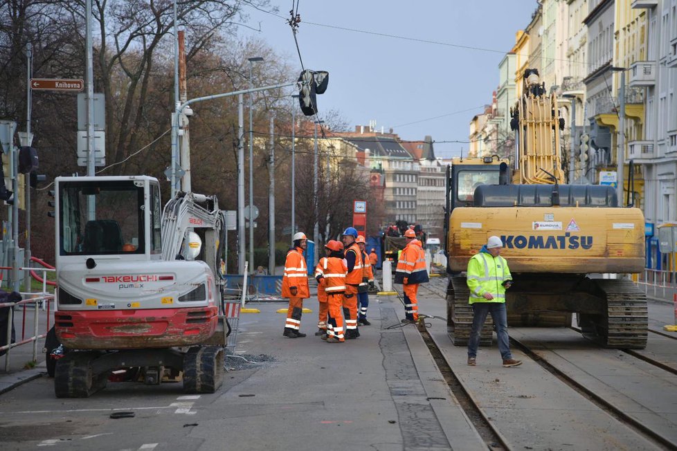 Začala rekonstrukce Vinohradské ulice.