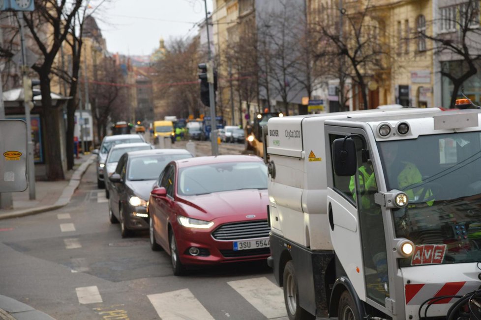 Začala rekonstrukce Vinohradské ulice.