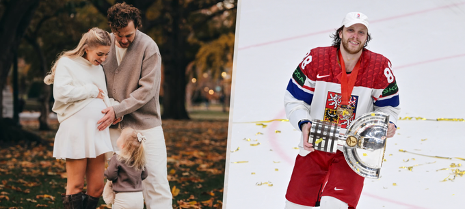 Hokejista David Pastrňák a jeho krásná Rebecca: Utajené miminko! Hokejista David Pastrňák a jeho krásná Rebecca: Utajené miminko!