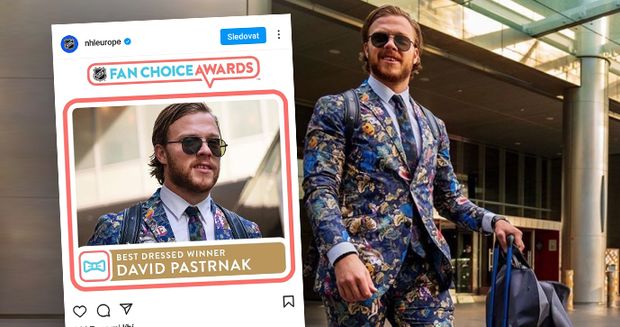Loni zvolili fanoušci Davida Pastrňáka nejlépe oblékaným hráčem NHL Loni zvolili fanoušci Davida Pastrňáka nejlépe oblékaným hráčem NHL