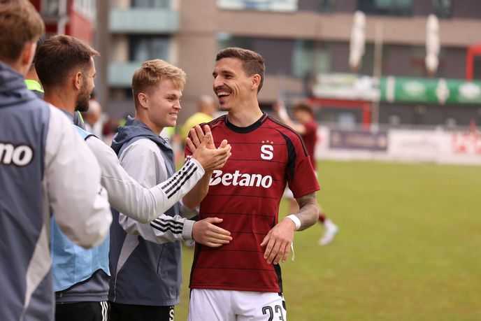 David Pavelka po vystřídání David Pavelka po vystřídání