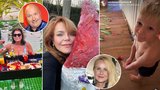 Valentýn slavných: Ranní šok pro Pizingerovou, manželka Michala Davida v bikinách a Havlová s trpaslíkem!