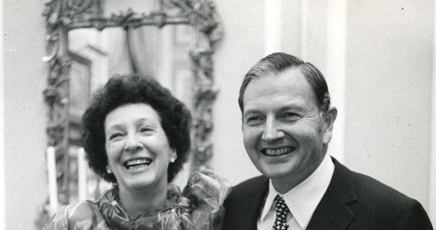 David Rockefeller a jeho žena Peggy.