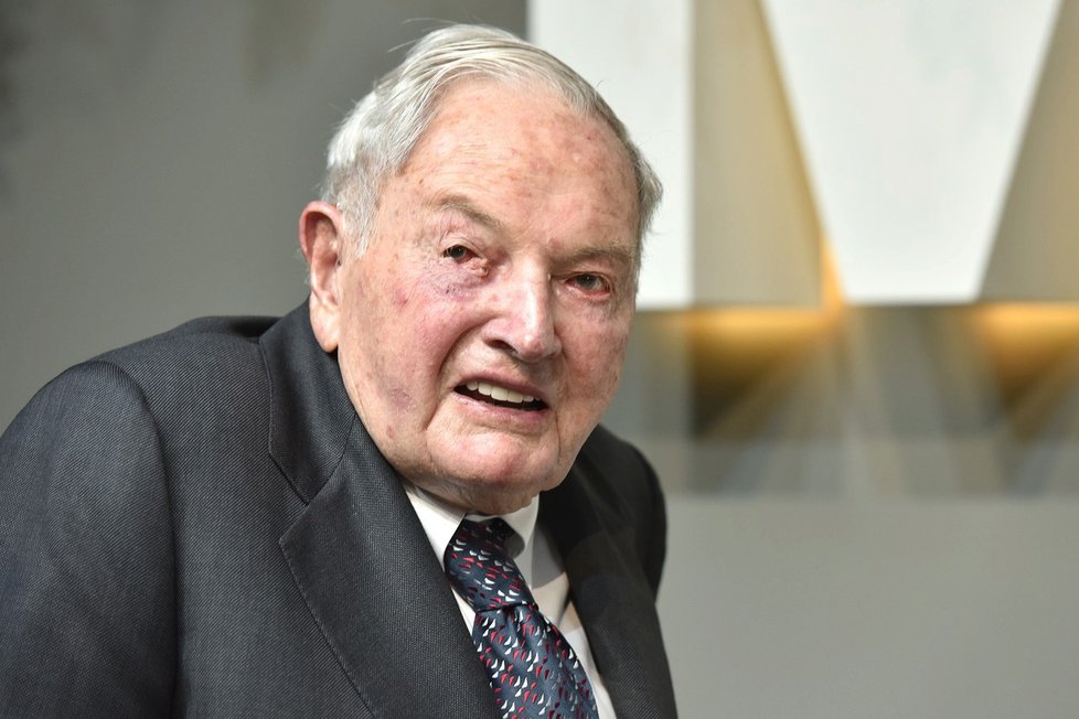 David Rockefeller zemřel ve věku 101 let.