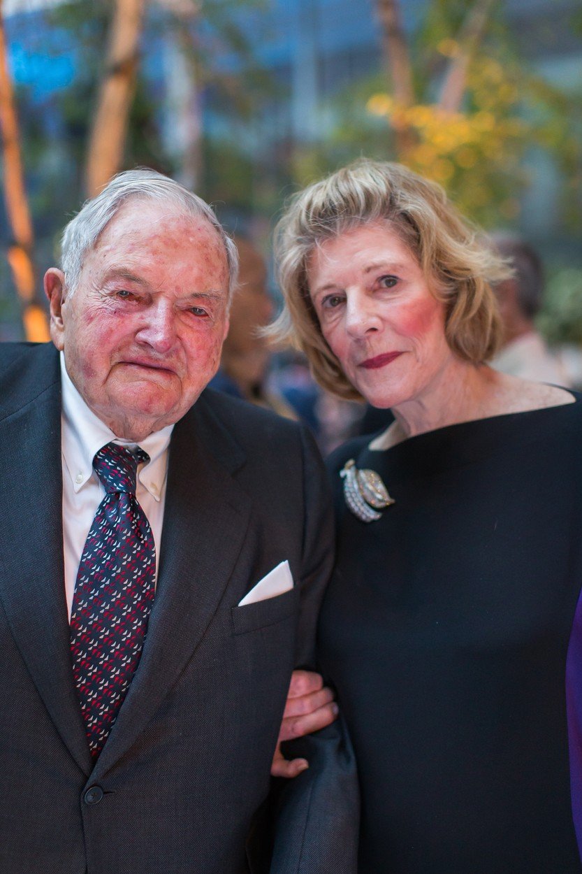 David Rockefeller s filantropkou Agnes Gund