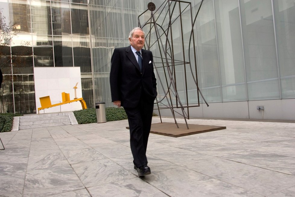 David Rockefeller měl velkou zálibu v umění.