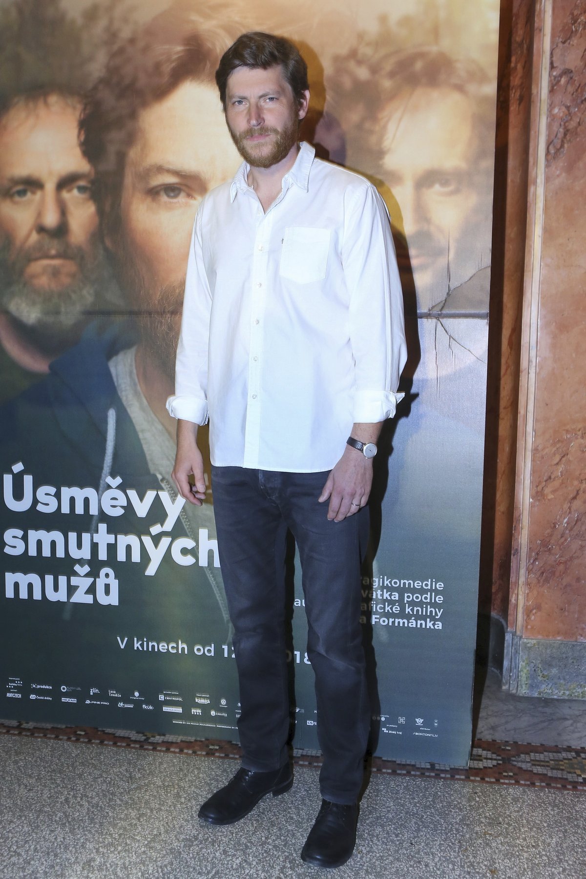 David Švehlík na premiéře filmu Úsměvy smutných mužů