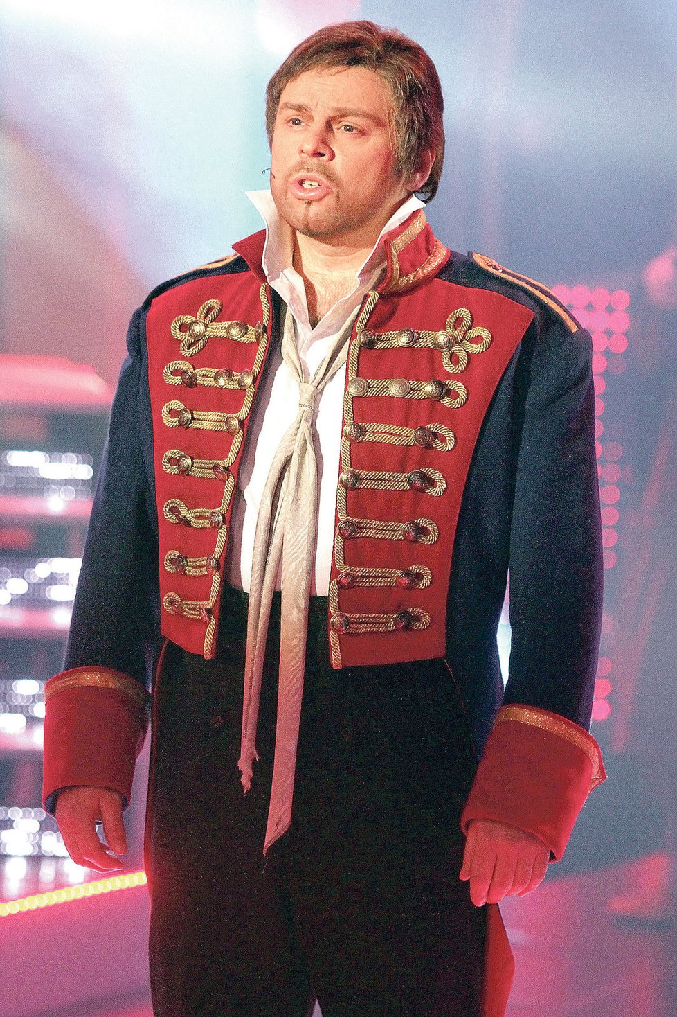 David Uličník jako Jean Valjean v muzikálu Bídníci