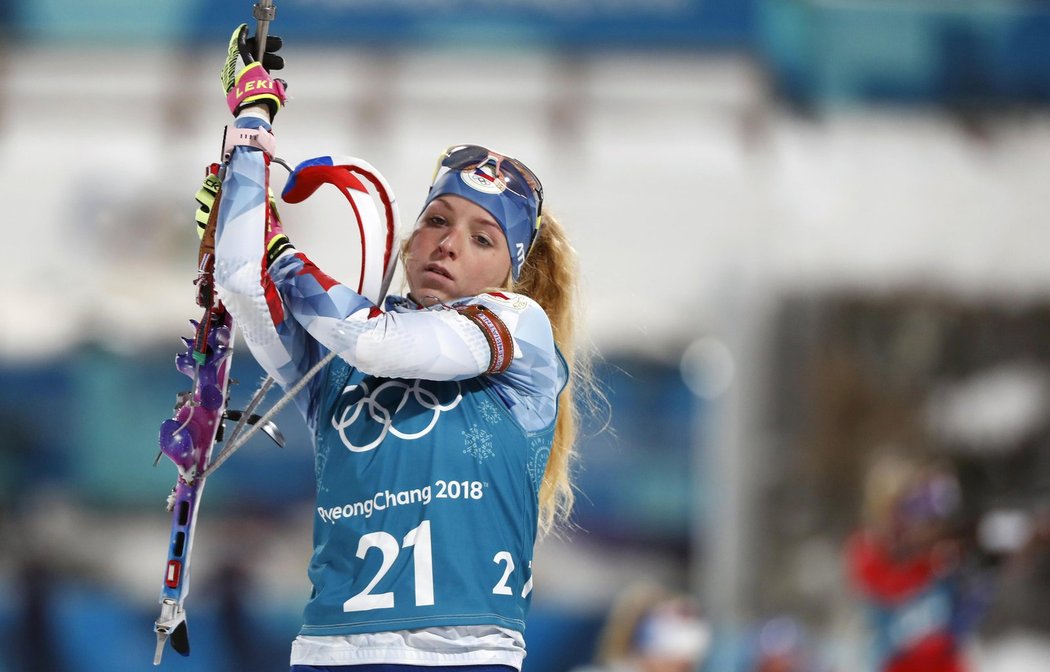 Markéta Davidová bojuje na olympijských tratích