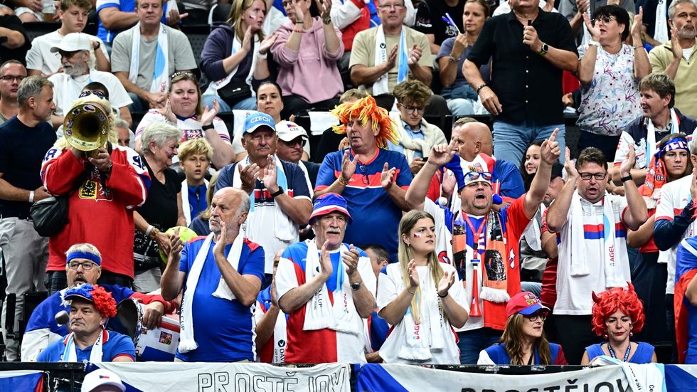 Čeští fanoušci na Davis Cupu v O2 areně