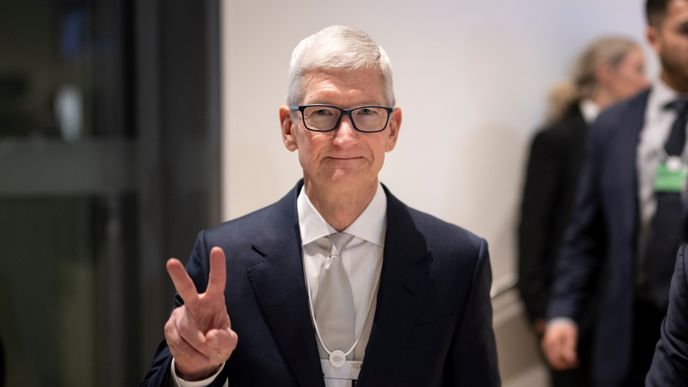 Světové ekonomické fórum: Šéf Apple Tim Cook (20. 1. 2026). Světové ekonomické fórum: Šéf Apple Tim Cook (20. 1. 2026).