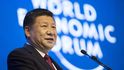 Čínský prezident Si Ťin-pching na Světovém ekonomickém fóru
