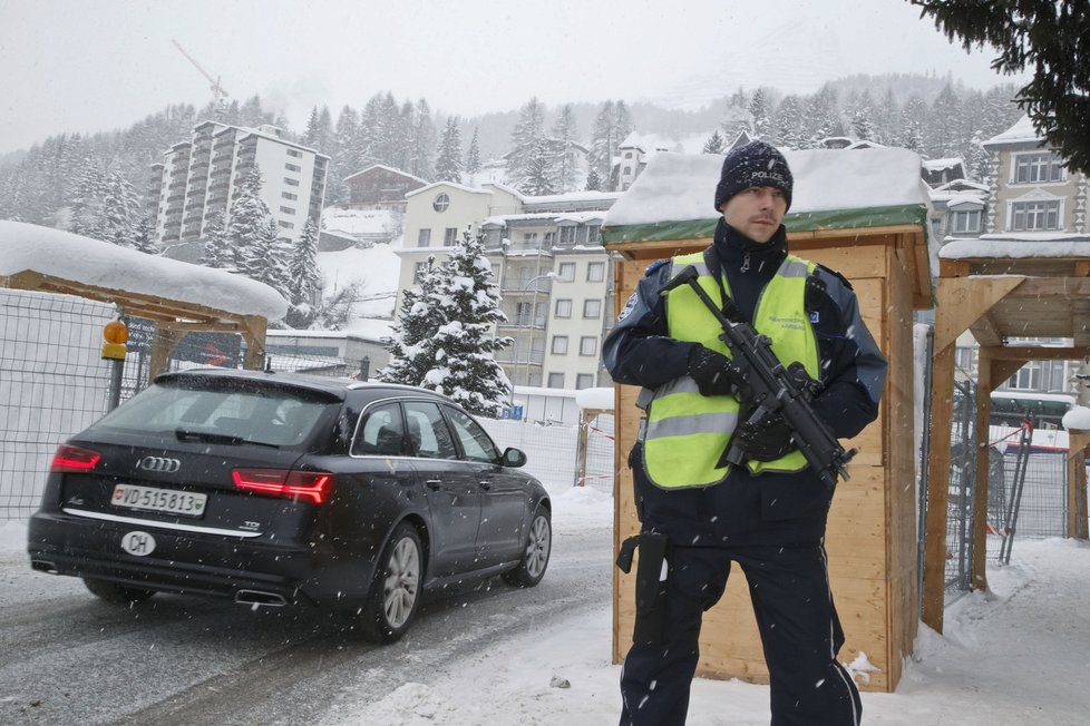Přísná bezpečnostní opatření během WEF v Davosu