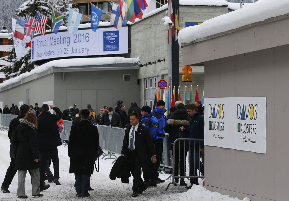 Světové ekonomické fórum ve švýcarském Davosu, 20. 1. 2016