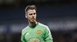 Zklamaný brankář Manchesteru United David de Gea