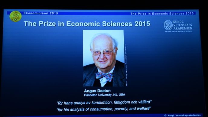 Angus Deaton, nositel Nobelovy ceny za ekonomii