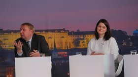 Debata Blesku o důchodech a sociálním systému: Aleš Juchelka (ANO) a Jana Maláčová (ČSSD)
