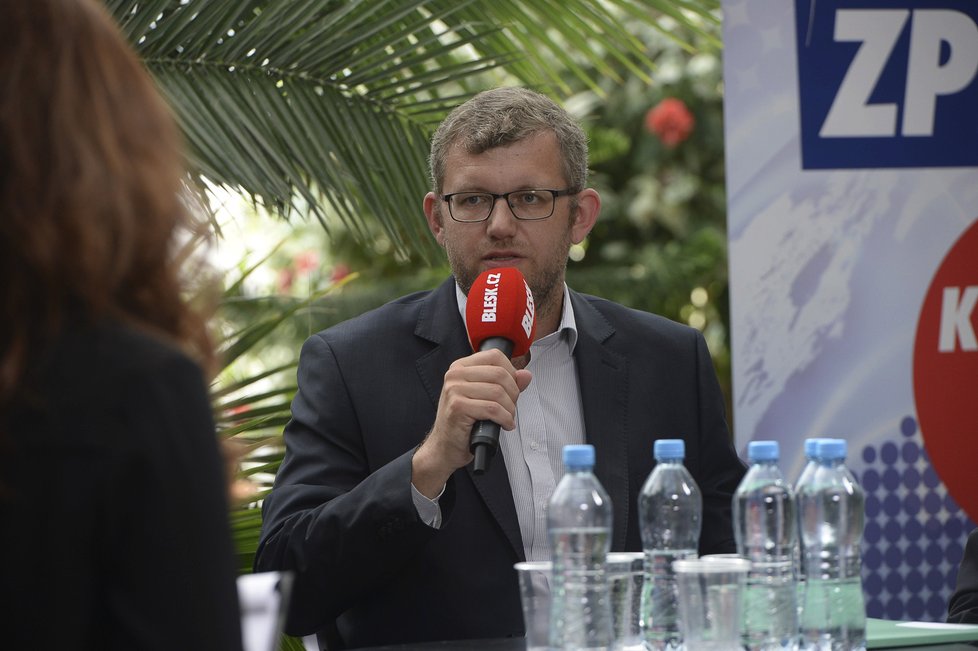 Ivo Slavotínek z Koalice pro Olomoucký kraj v debatě Blesku