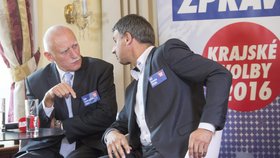 Jan Zahradník z ODS a Jiří Zimola z ČSSD