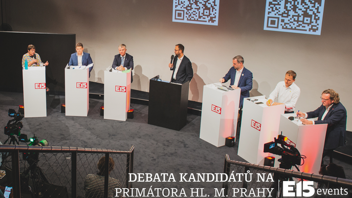 Debata kandidátů na primátora Hlavního města Prahy