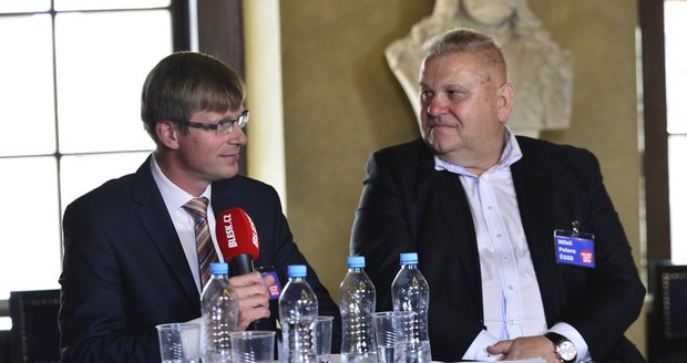Lídr kandidátky ODS s hejtmanem Milošem Peterou