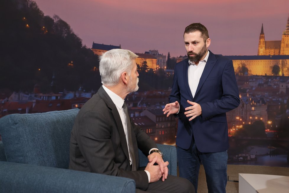 Zákulisí debaty Blesku: Petr Pavel a vedoucí Blesk Zpráv Jaroslav Šimáček