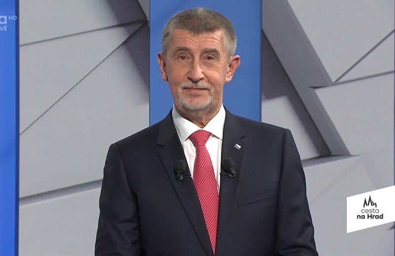 Andrej Babiš v duelu před 2. kolem na Nově (26. 1 .2023)