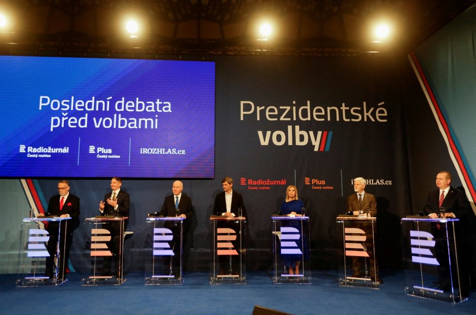 Předvolební debata na Radiožurnálu (13.1.2023)
