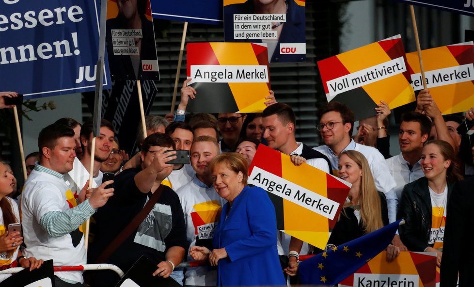 Předvolební debata mezi kancléřkou Angelou Merkelovou (CDU) a Martinem Schulzem (SPD)