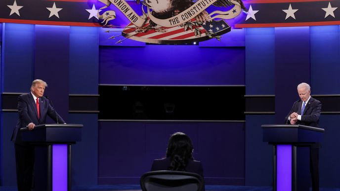 Poslední debata před konáním amerických prezidentských voleb mezi Donaldem Trumpem a Joem Bidenem