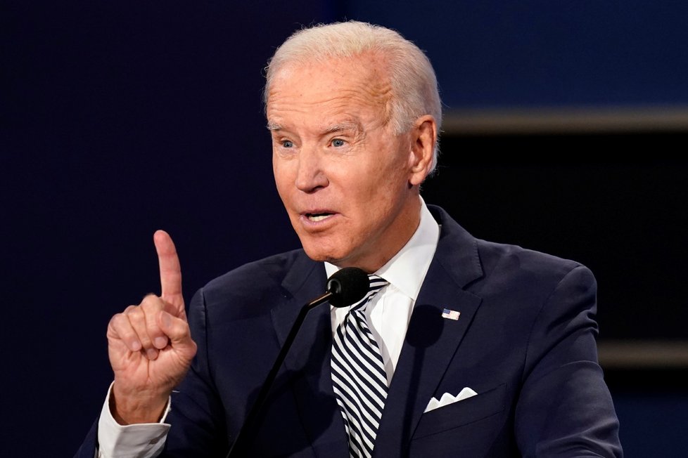 Předvolební debata v USA: Demokratický kandidát Joe Biden (29. 9. 2020)