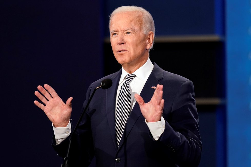 Předvolební debata v USA: Demokratický kandidát Joe Biden (29. 9. 2020)