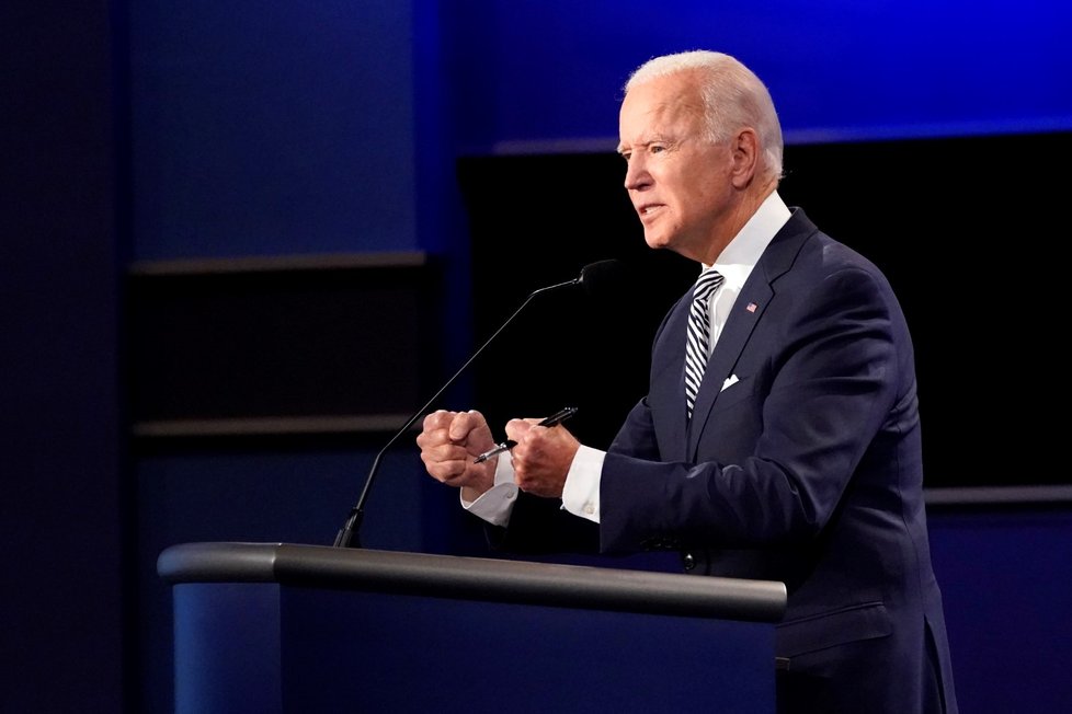 Předvolební debata v USA: Demokratický kandidát Joe Biden (29. 9. 2020)