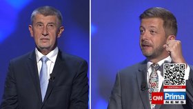 Debata na CNN Prima News: Andrej Babiš (ANO) vs. Vít Rakušan (STAN) (26.9.2021)