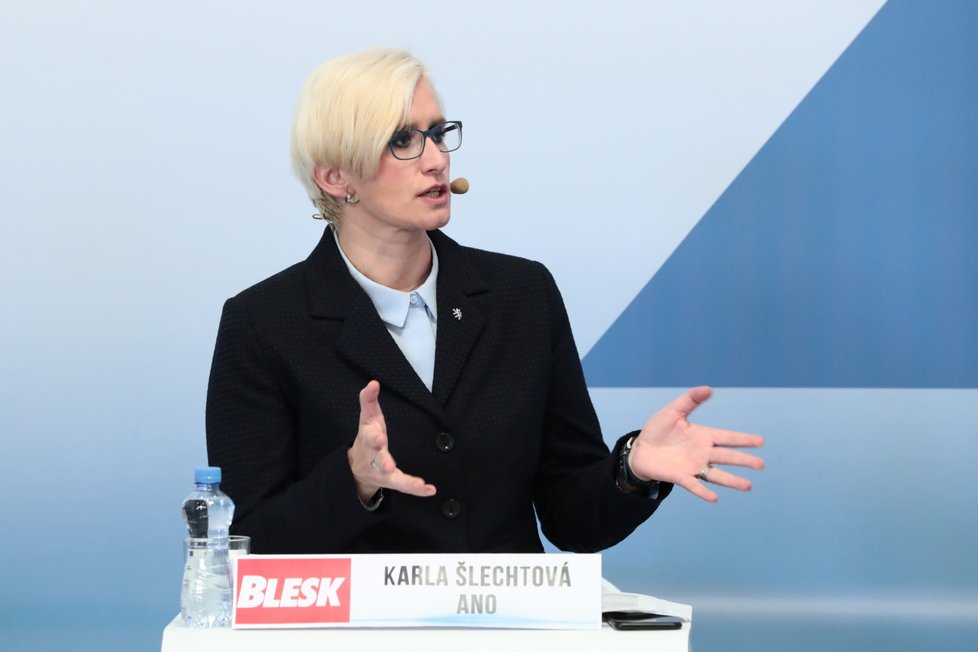 Karla Šlechtová v předvolební debatě řekla, že polská strana se odmítá o snížení emisí bavit.