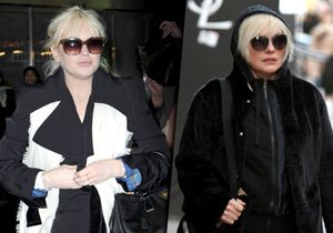 Fotografové chtěli vyfotit Lohan, ale místo ní vyfotili Debbie Harry..Byly k nerozeznání