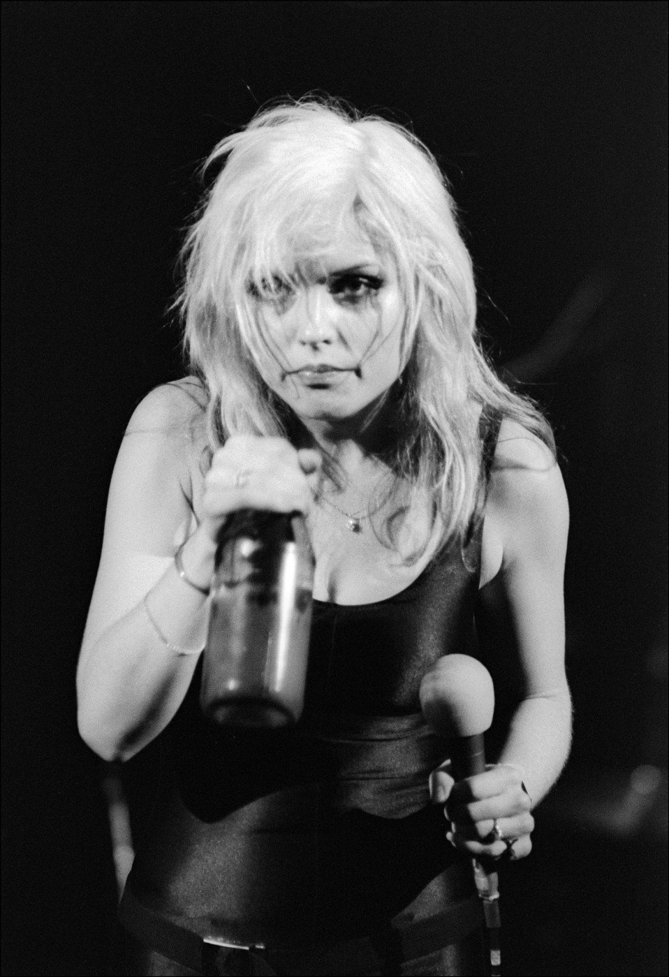Debbie Harry jako zpěvačka blondie v sedmdesátých letech