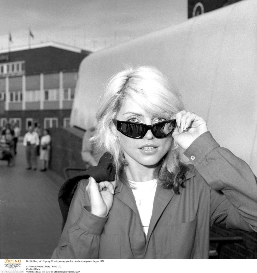 Zpěvačka Debbie Harry z kapely Blondie