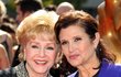 Debbie Reynolds a Carrie Fisher.