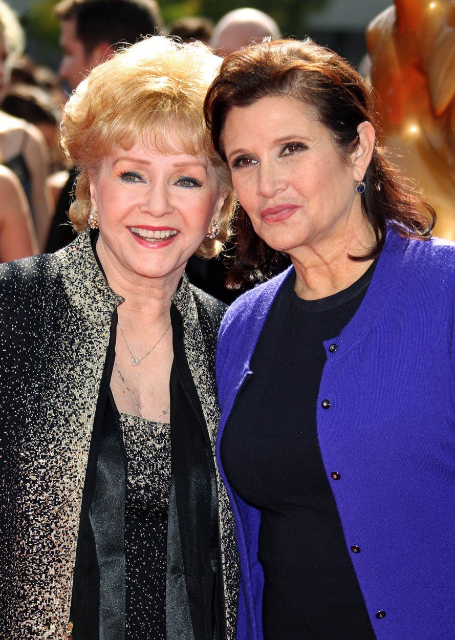 Debbie Reynolds a Carrie Fisher.