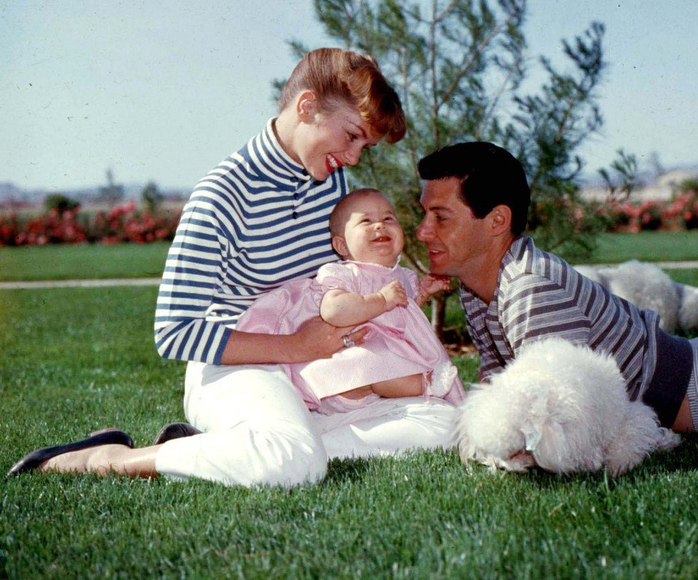 Debbie Reynolds, Eddie Fisher a malá Carrie Fisher